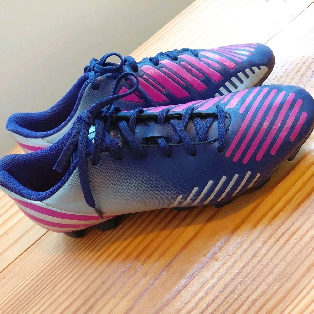 Adidas Predator Predito Purple Silver Soccer Cleats G64961 Women's Sz 8 Shoes